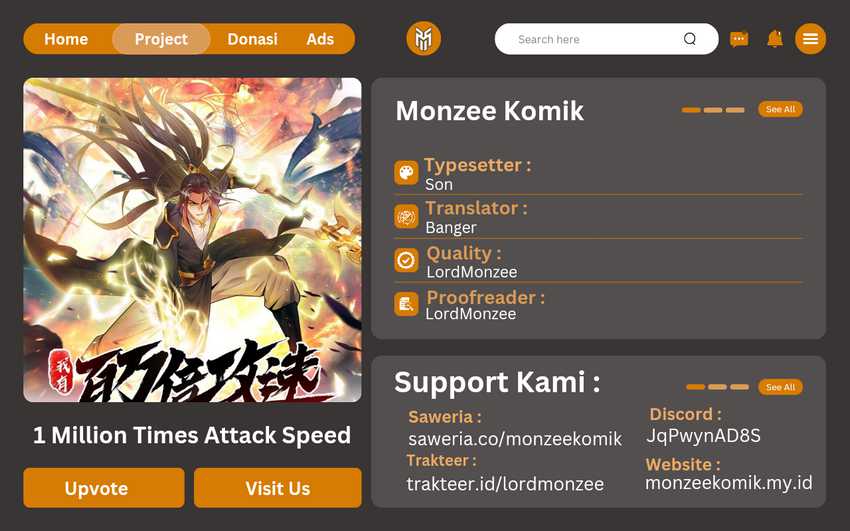 1 Million Times Attack Speed Chapter 51 page 0