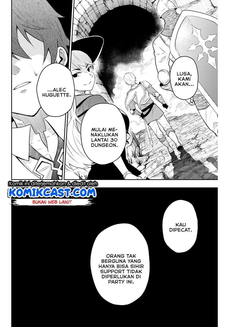 A Court Magician, Who Was Focused On Supportive Magic Because His Allies Were Too Weak, Aims To Become The Strongest After Being Banished Chapter 1 page 10