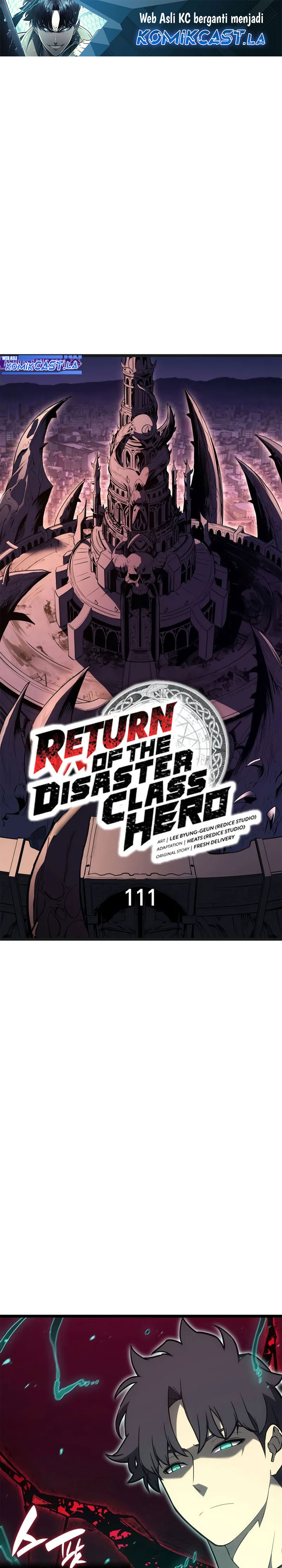 A Disaster-Class Hero Has Returned Chapter 111 page 1