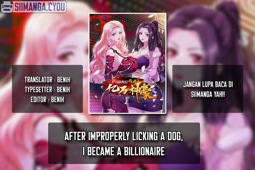 After Improperly Licking a Dog, I Became a Billionaire Chapter 32 page 0