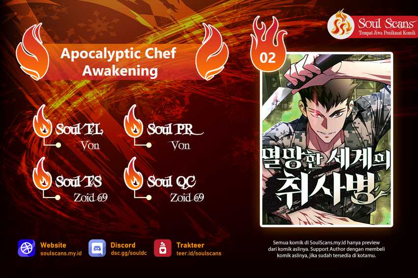 Apocalyptic Chef Awakening Chapter 1 page 0