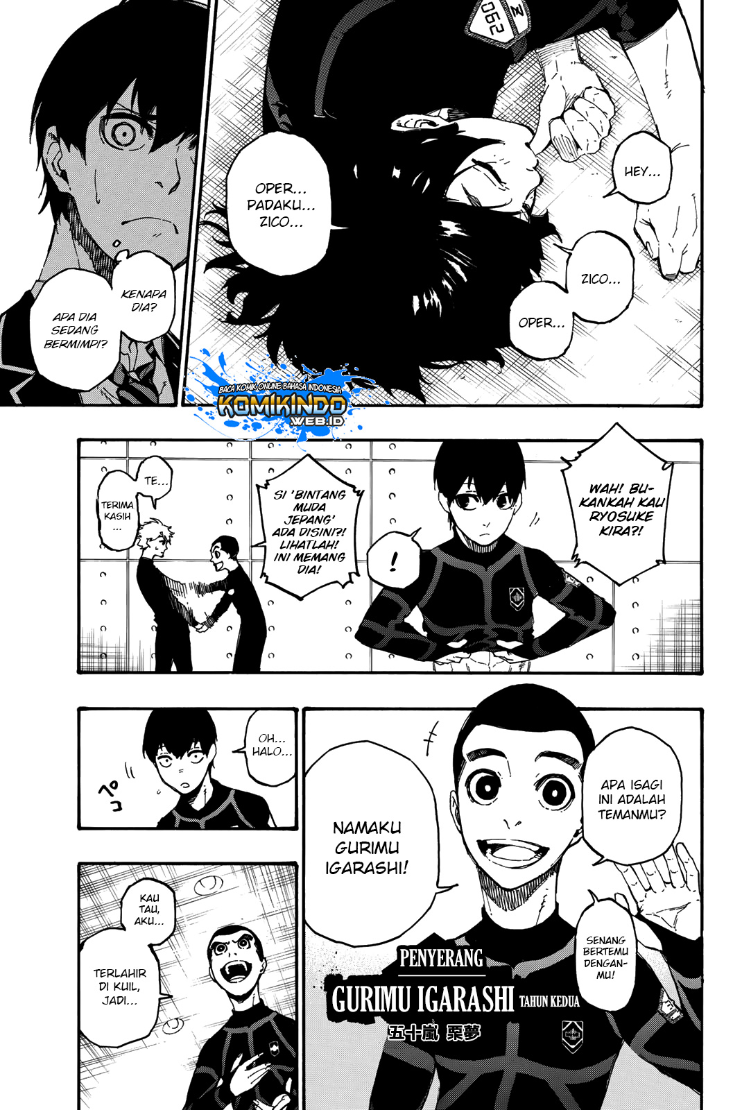 Blue Lock Chapter 2 page 8