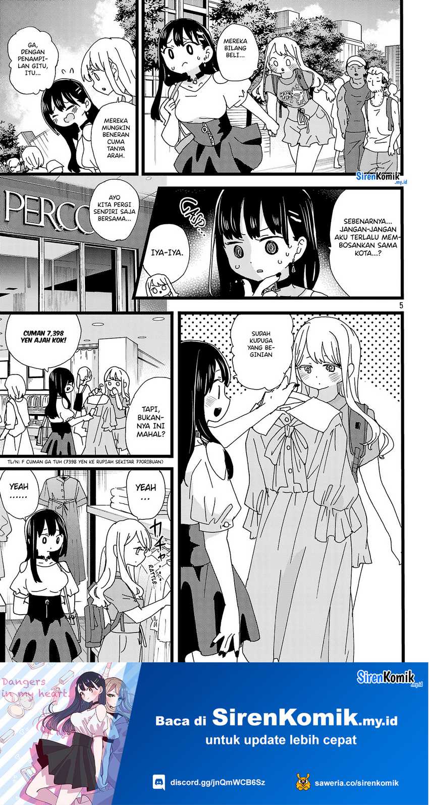 Boku no Kokoro no Yabai yatsu Chapter 141 page 6