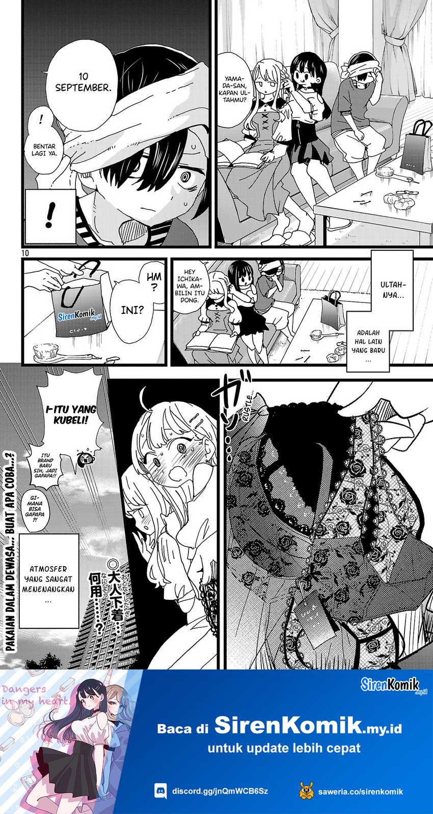 Boku no Kokoro no Yabai yatsu Chapter 141 page 11