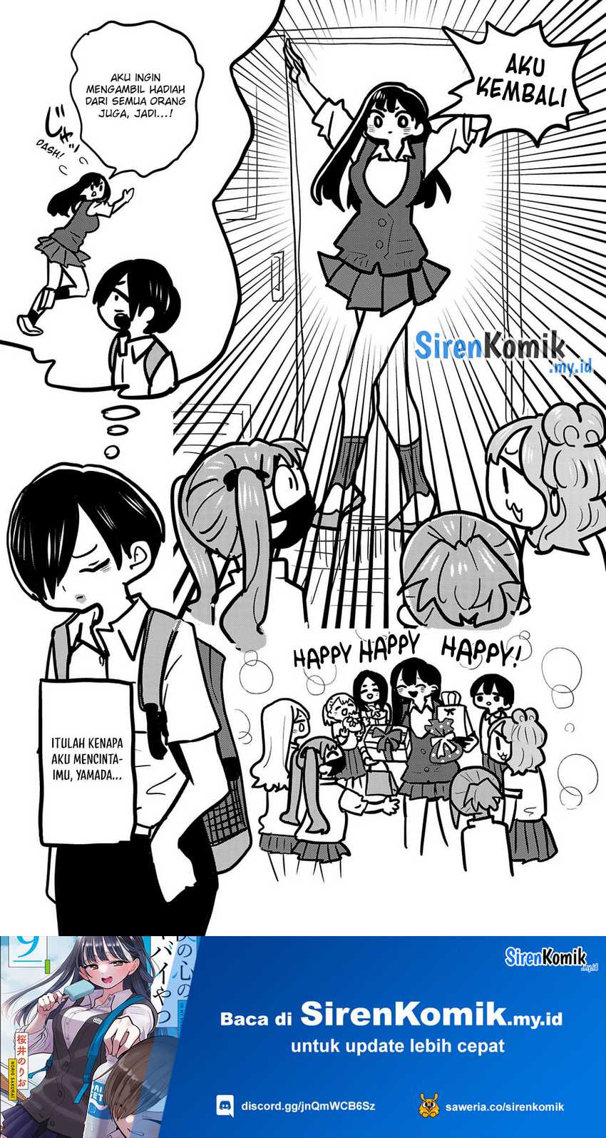 Boku no Kokoro no Yabai yatsu Chapter 144 page 14