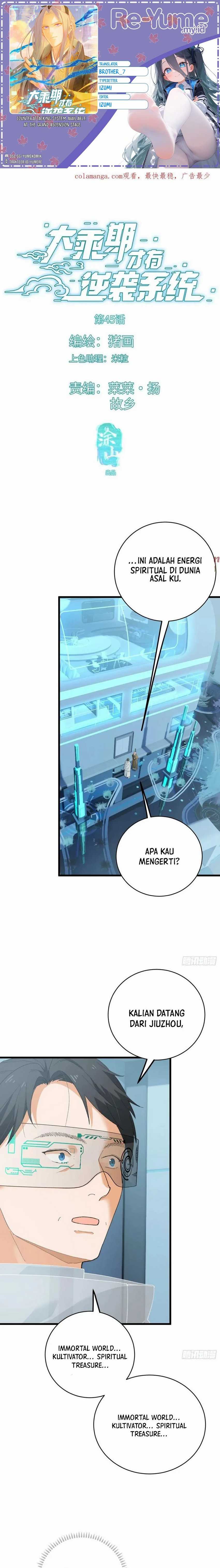Counterattacking System Available At The Grand Ascension Stage Chapter 45 page 0