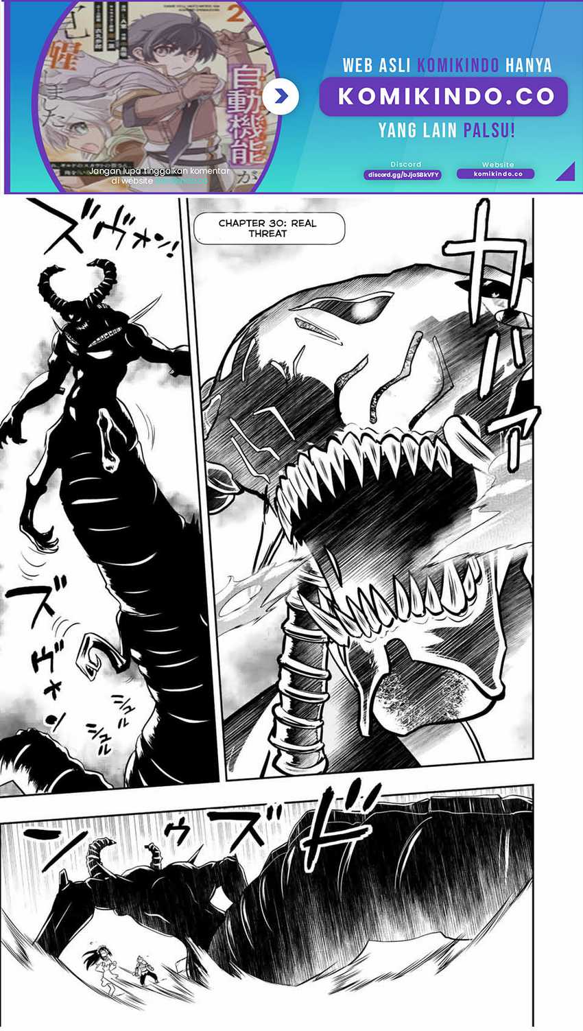 Dame Skill [Auto Mode] ga Kakuseishimashita ~Are, Guild no Scout-san, Ore wo “Iranai”-tte Itte Masendeshita?~ Chapter 30 page 1