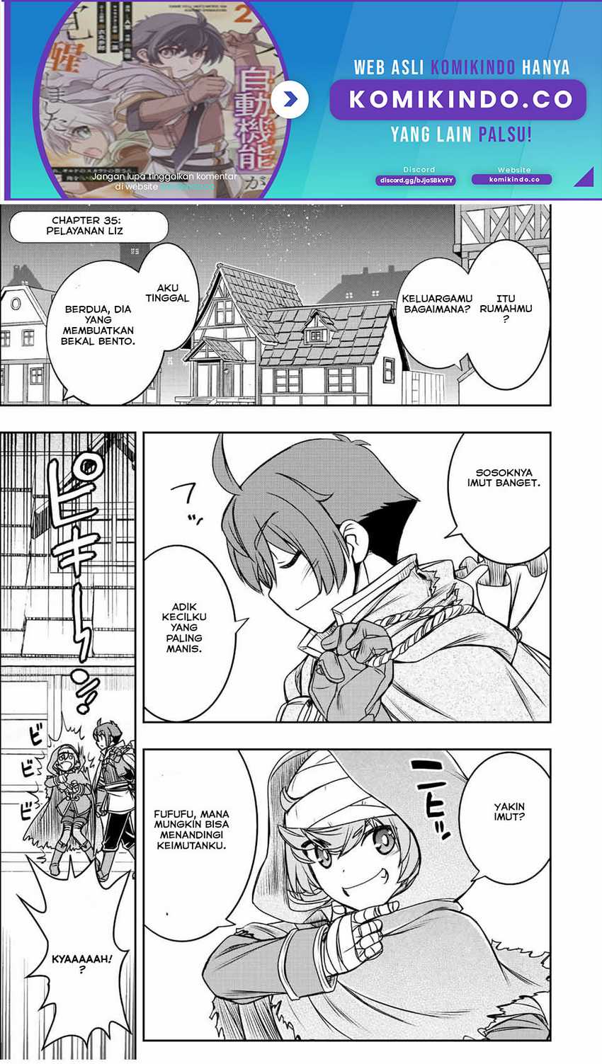 Dame Skill [Auto Mode] ga Kakuseishimashita ~Are, Guild no Scout-san, Ore wo “Iranai”-tte Itte Masendeshita?~ Chapter 35 page 1