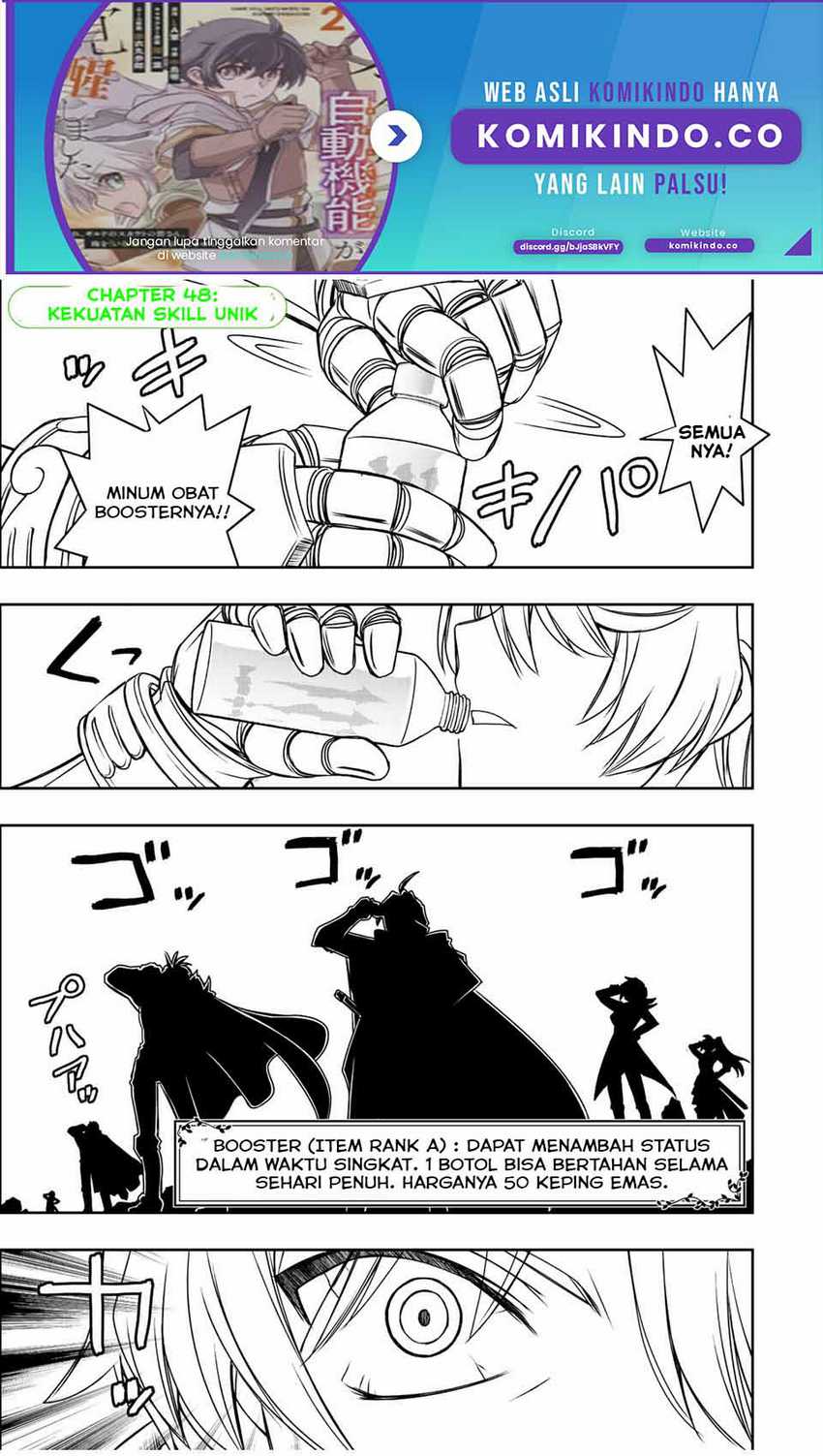 Dame Skill [Auto Mode] ga Kakuseishimashita ~Are, Guild no Scout-san, Ore wo “Iranai”-tte Itte Masendeshita?~ Chapter 48 page 1