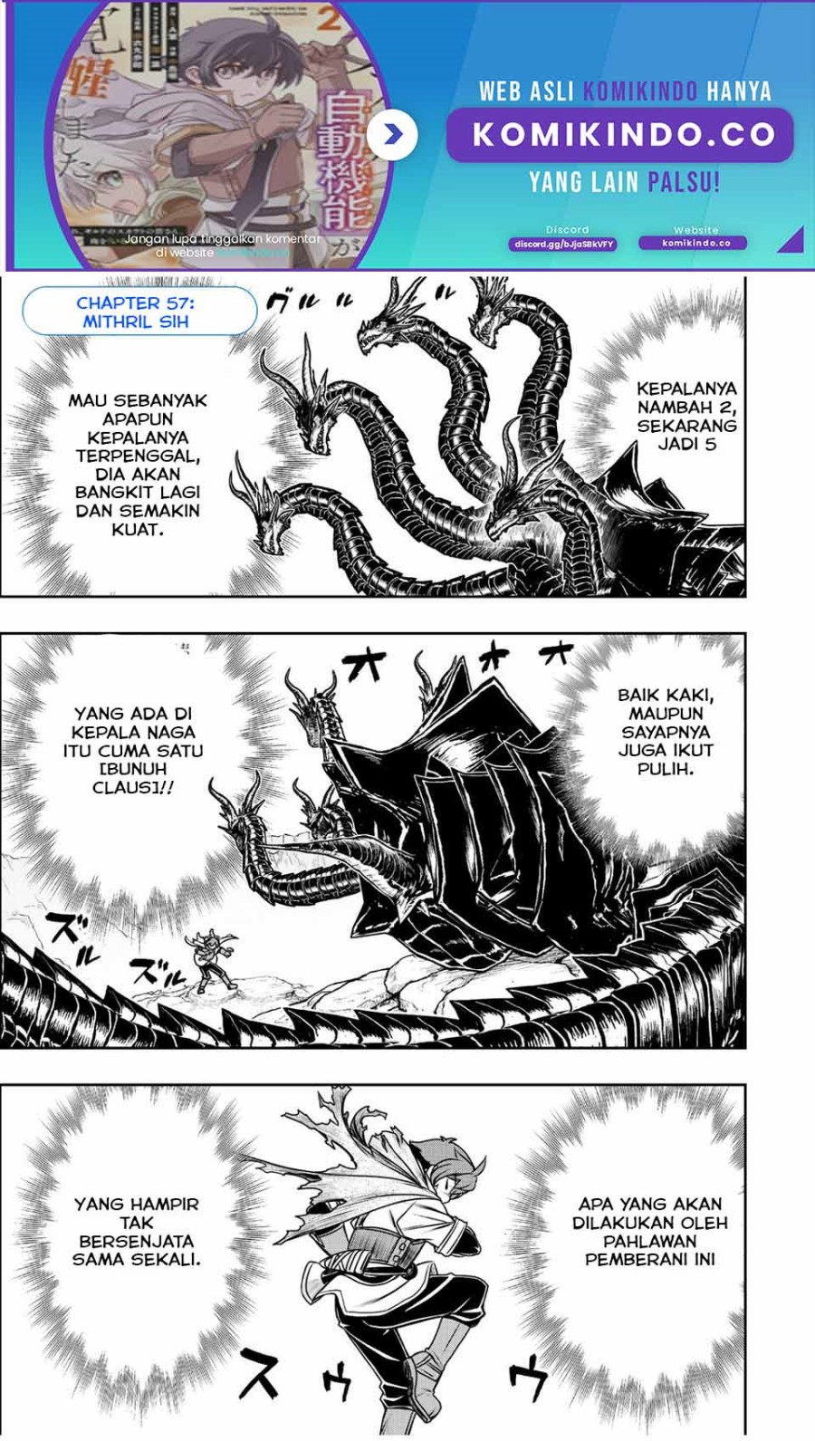 Dame Skill [Auto Mode] ga Kakuseishimashita ~Are, Guild no Scout-san, Ore wo “Iranai”-tte Itte Masendeshita?~ Chapter 57 page 1