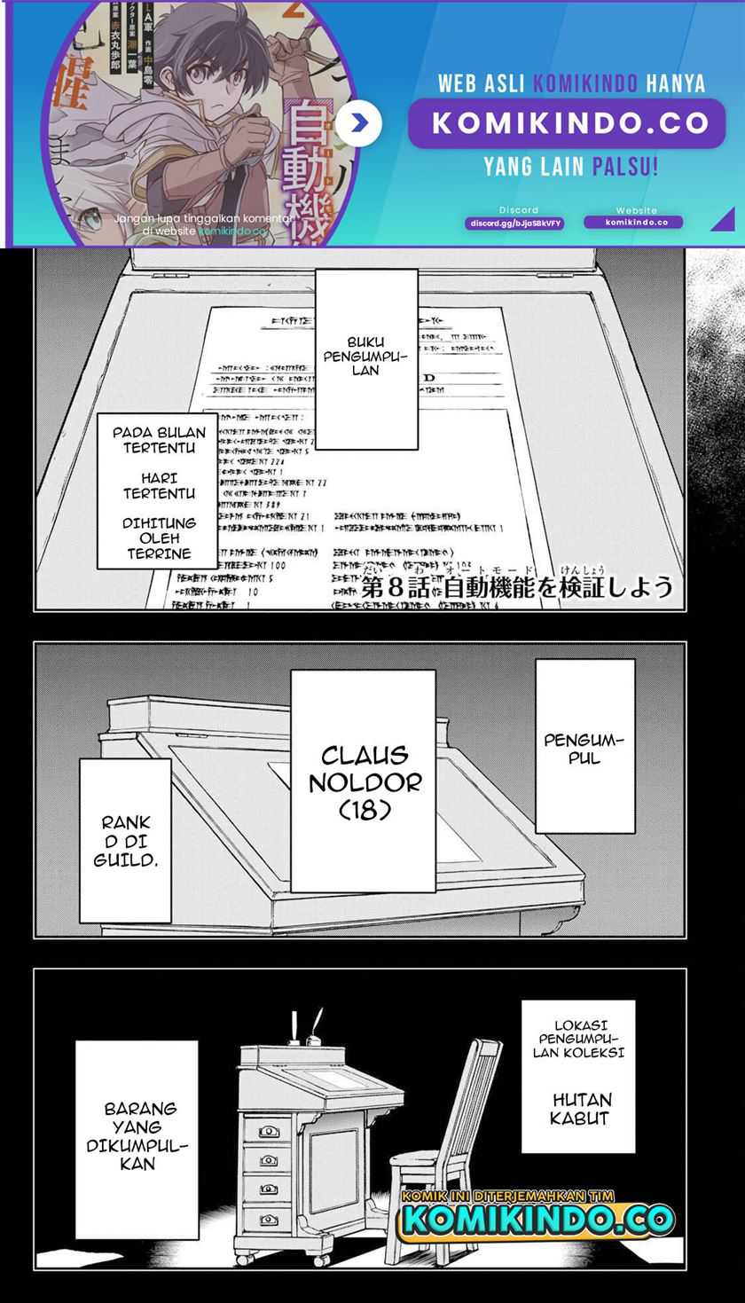 Dame Skill [Auto Mode] ga Kakuseishimashita ~Are, Guild no Scout-san, Ore wo “Iranai”-tte Itte Masendeshita?~ Chapter 8 page 1