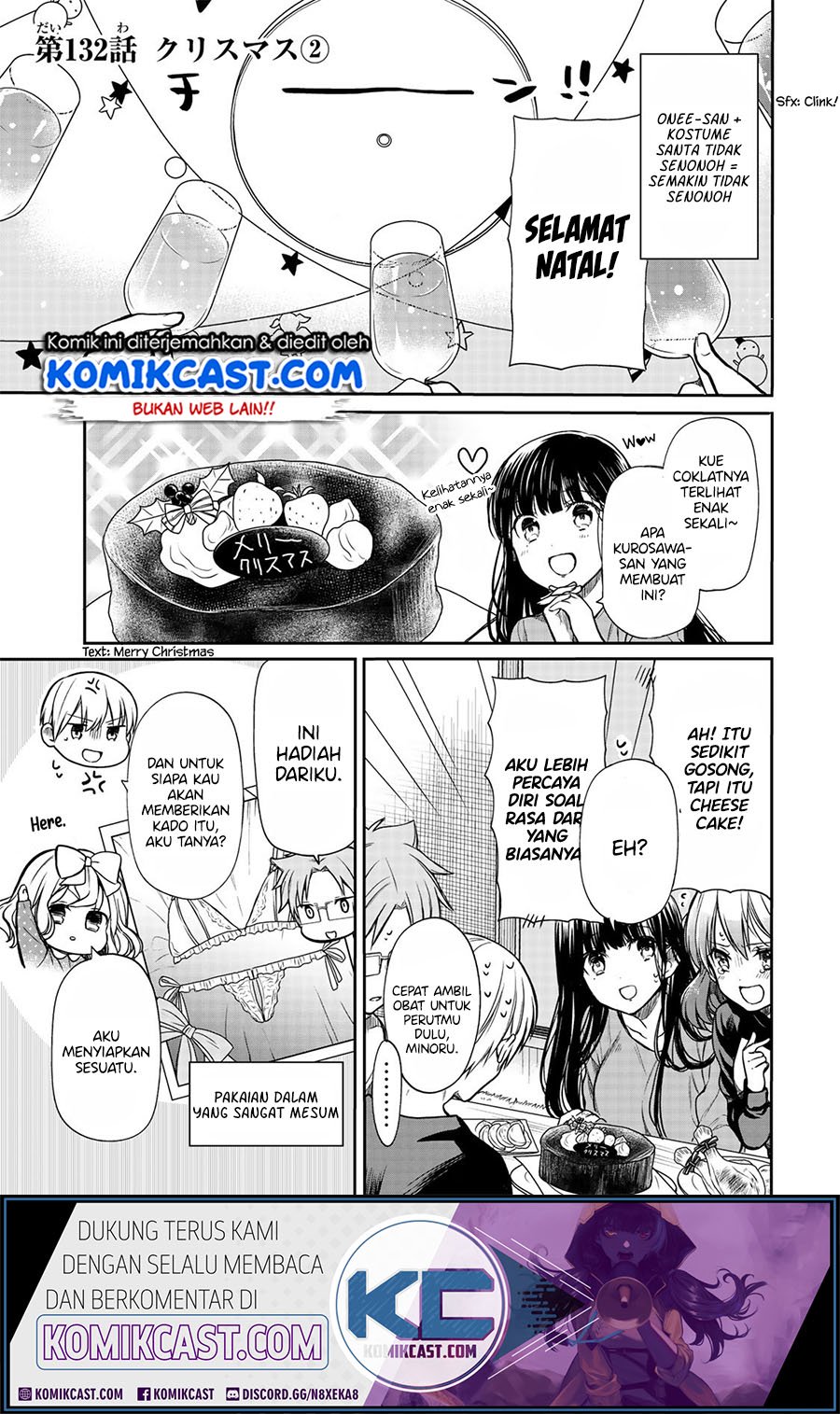 Danshi Koukousei wo Yashinaitai Onee-san no Hanashi Chapter 132 page 1