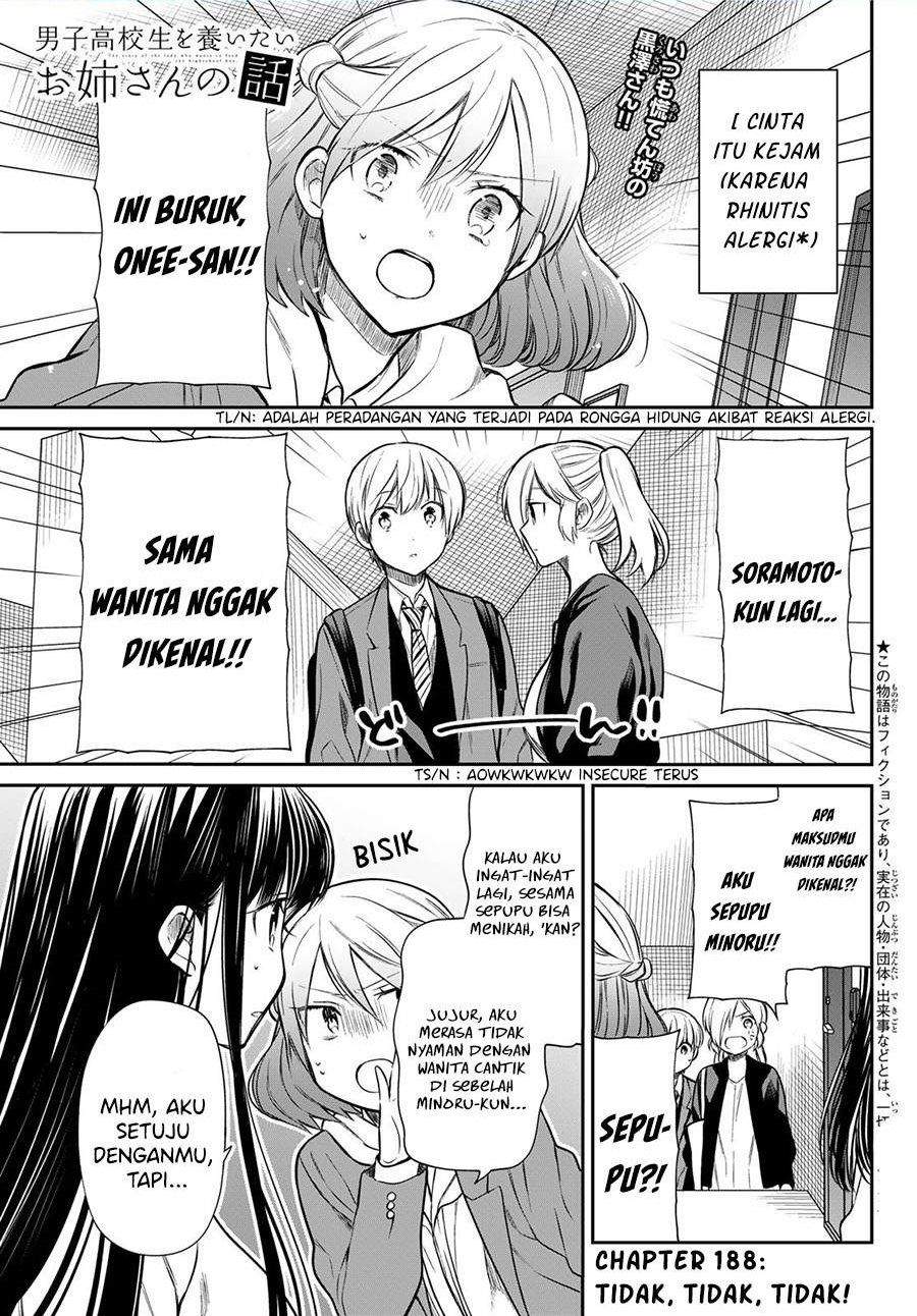 Danshi Koukousei wo Yashinaitai Onee-san no Hanashi Chapter 188 page 0
