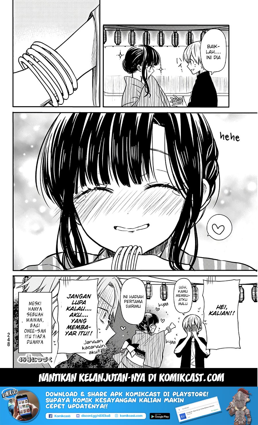 Danshi Koukousei wo Yashinaitai Onee-san no Hanashi Chapter 51 page 4