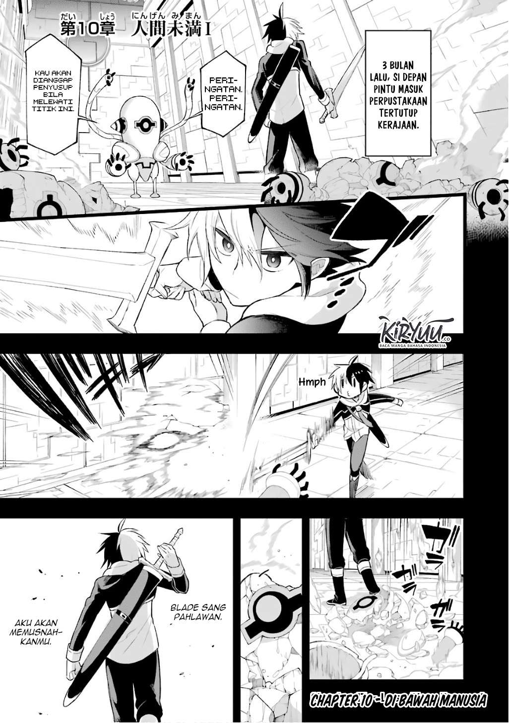 Eiyuu Kyoushitsu Chapter 10.1 page 1