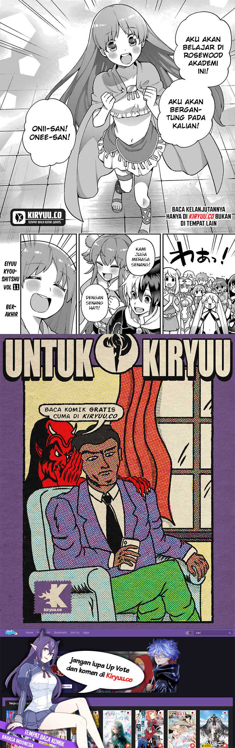 Eiyuu Kyoushitsu Chapter 35.3 page 50