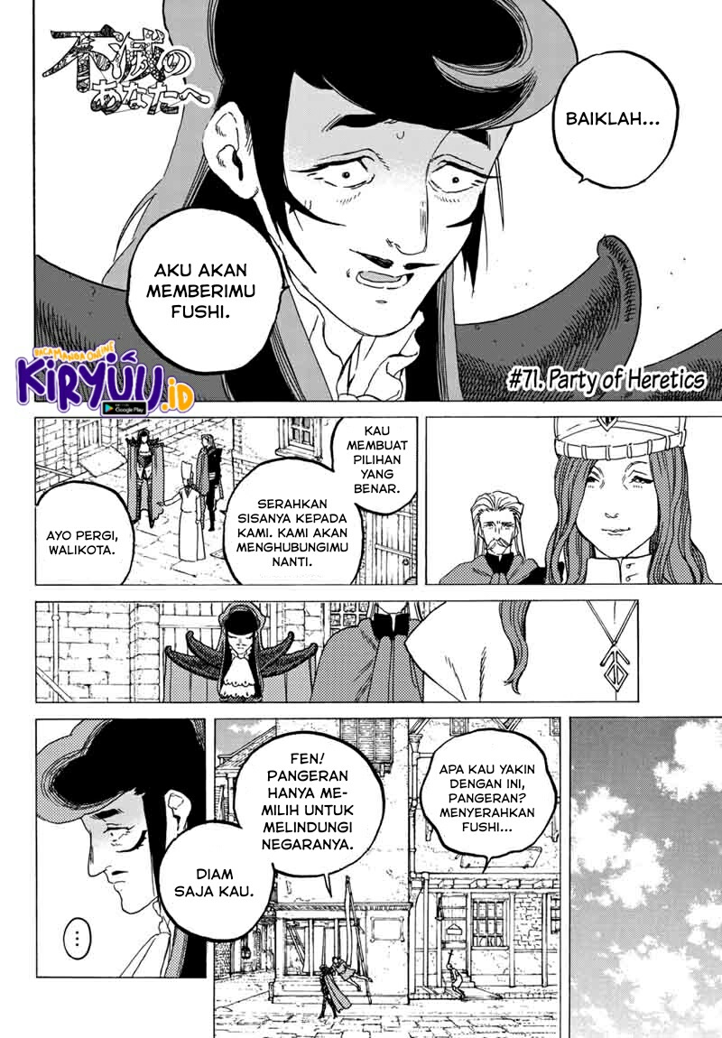 Fumetsu no Anata e Chapter 71 page 2