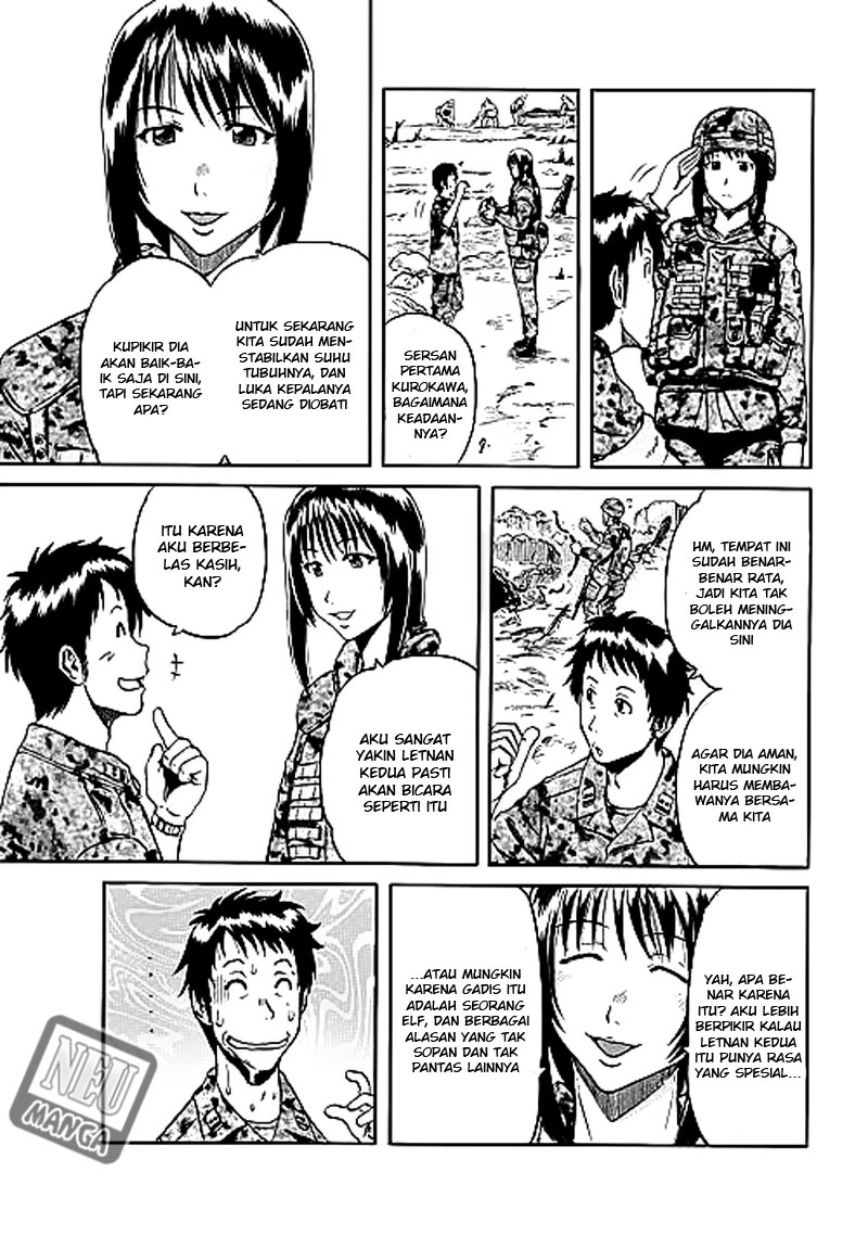 Gate – Jietai Kare no Chi nite Kaku Tatakeri Chapter 3 page 17