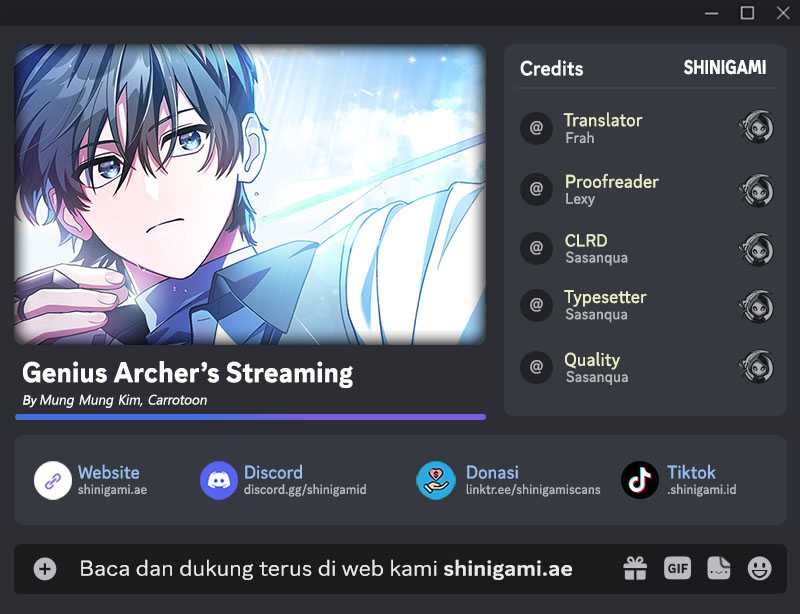 Genius Archer’s Streaming Chapter 16 page 0