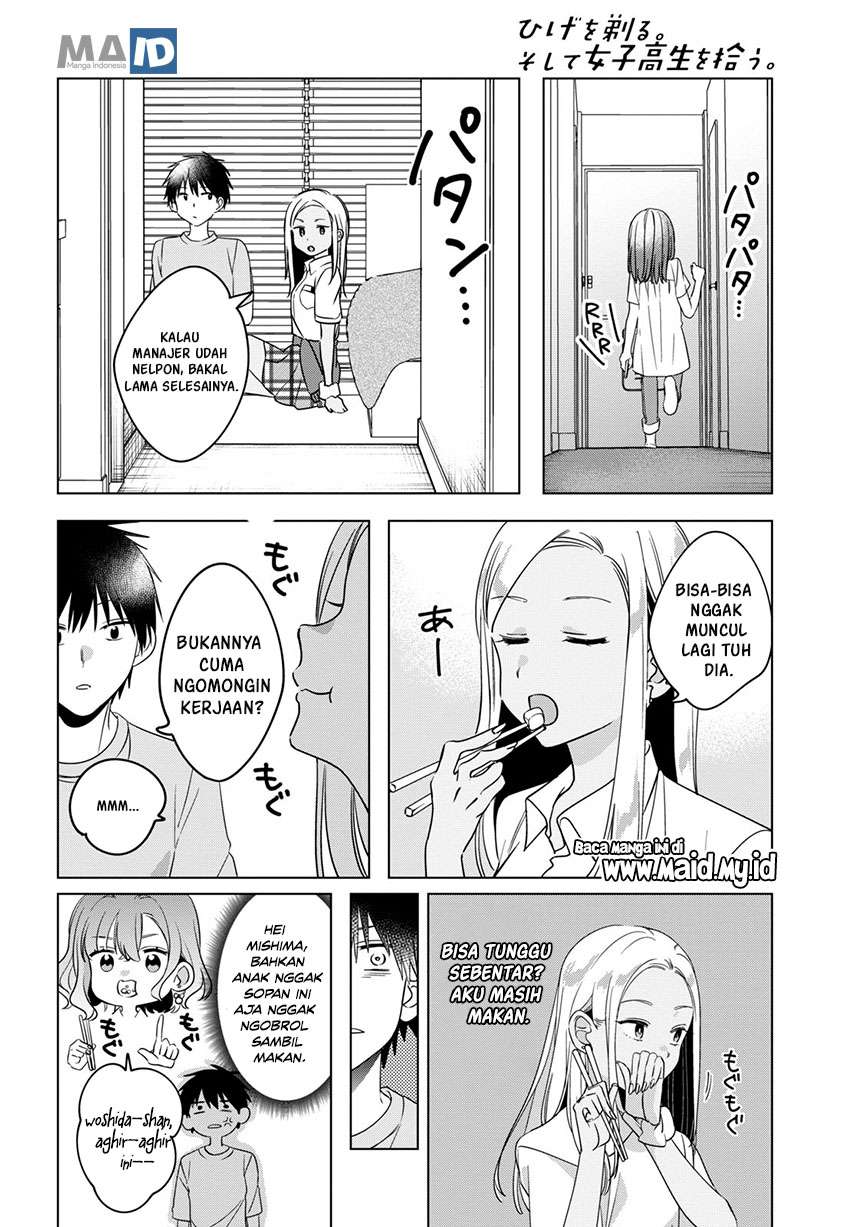 Hige Wo Soru. Soshite Joshikosei Wo Hirou. Chapter 12 page 13