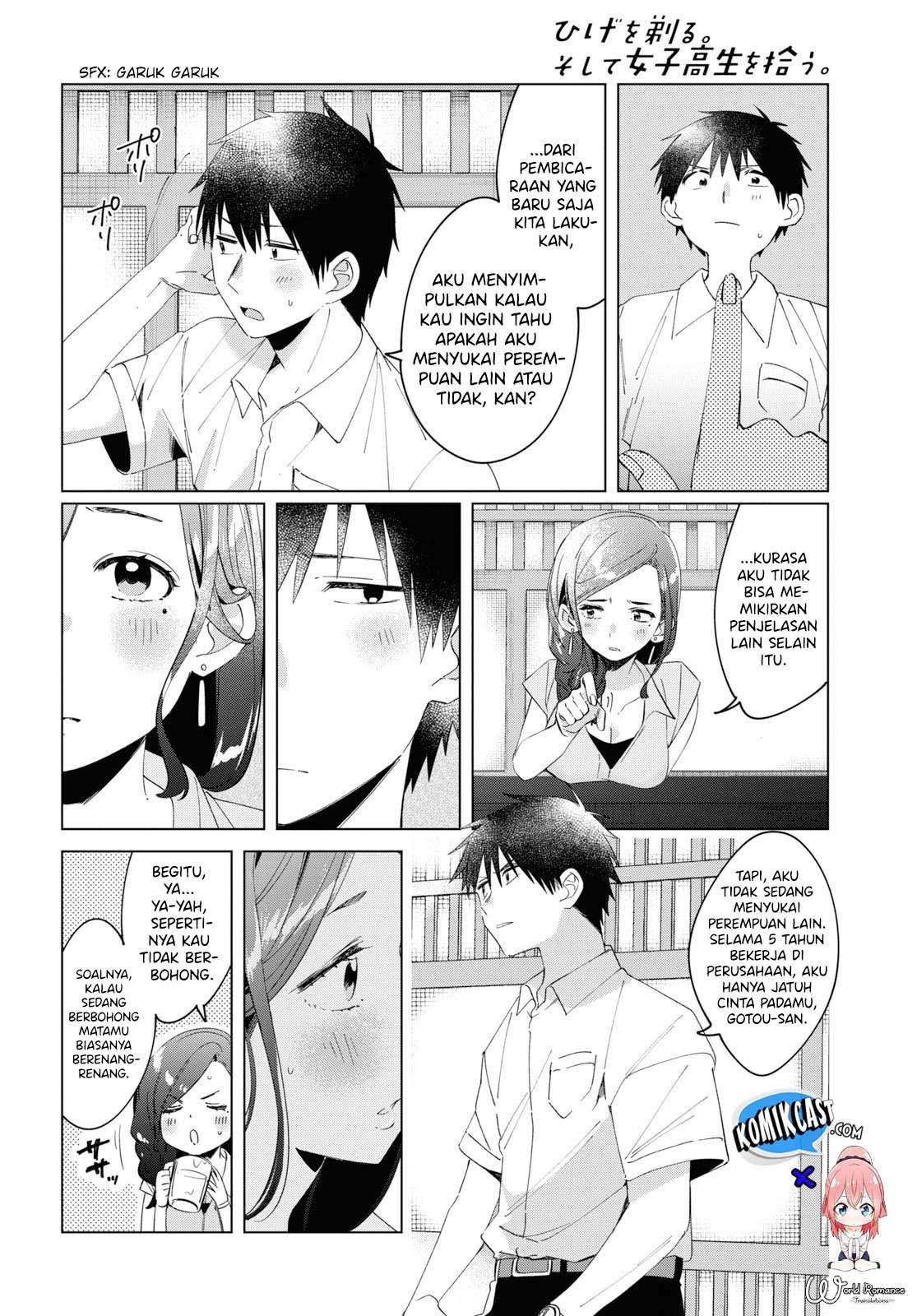 Hige Wo Soru. Soshite Joshikosei Wo Hirou. Chapter 14 page 25