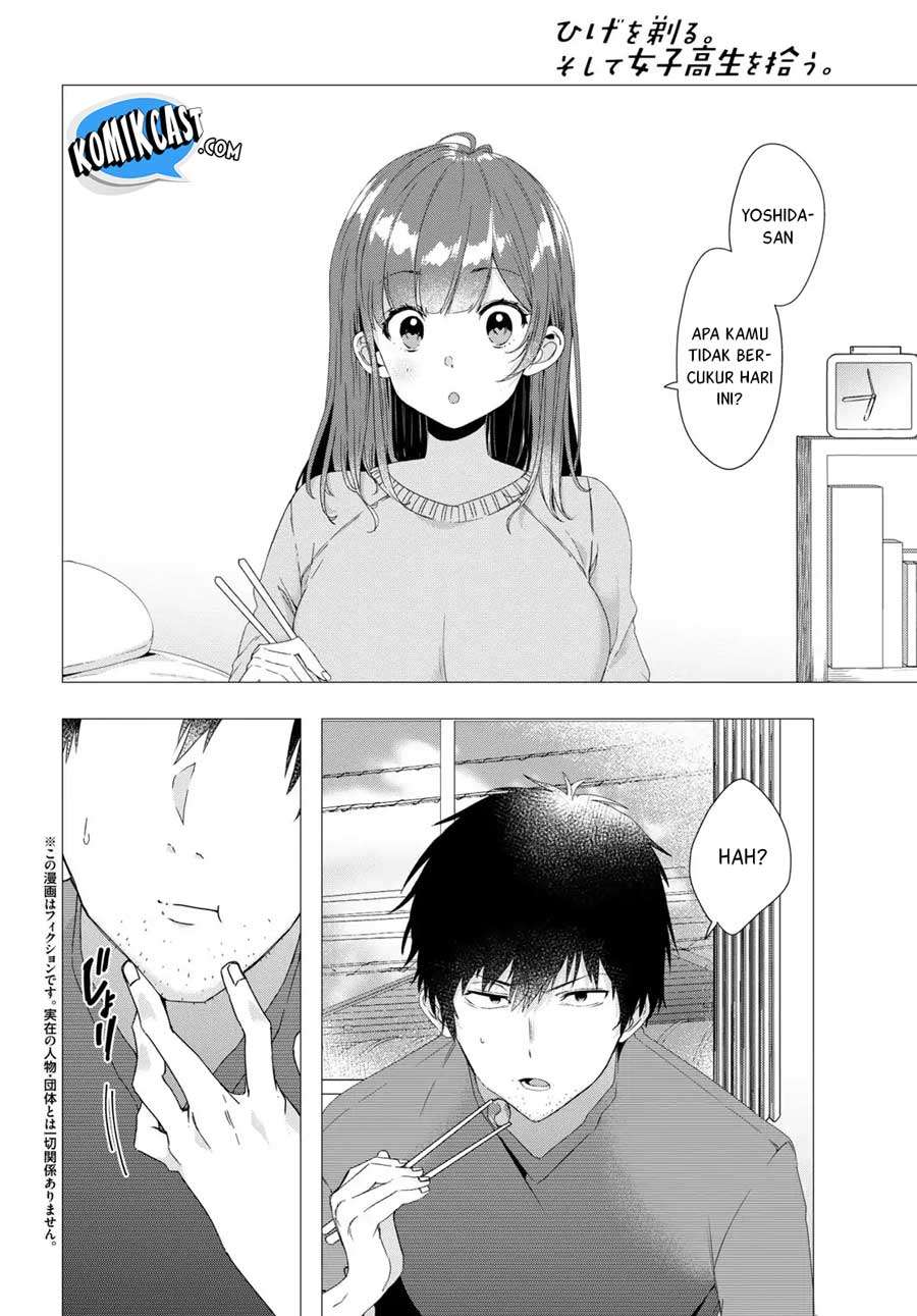 Hige Wo Soru. Soshite Joshikosei Wo Hirou. Chapter 3 page 3