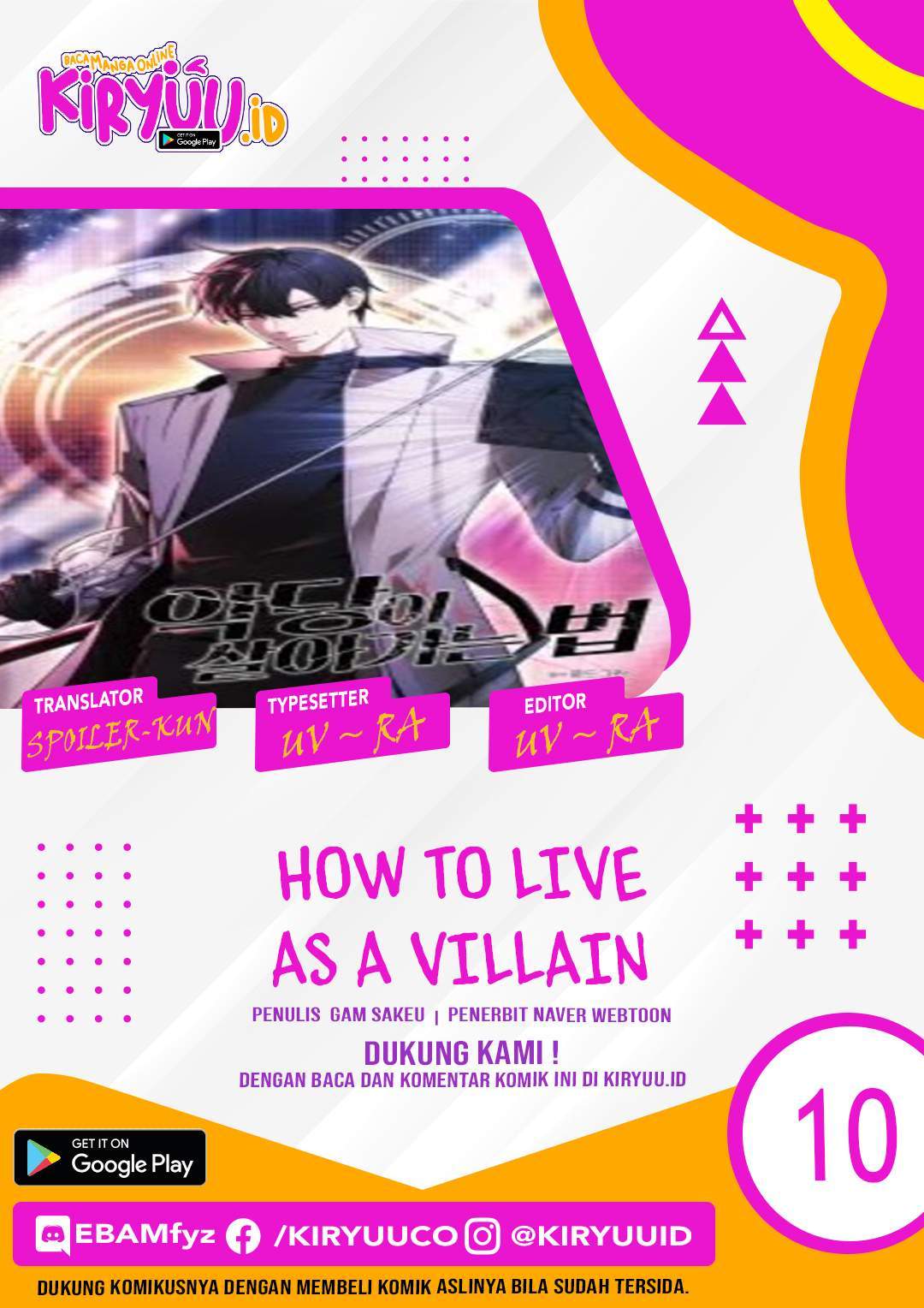 How to Live as a Villain Chapter 10 page 0