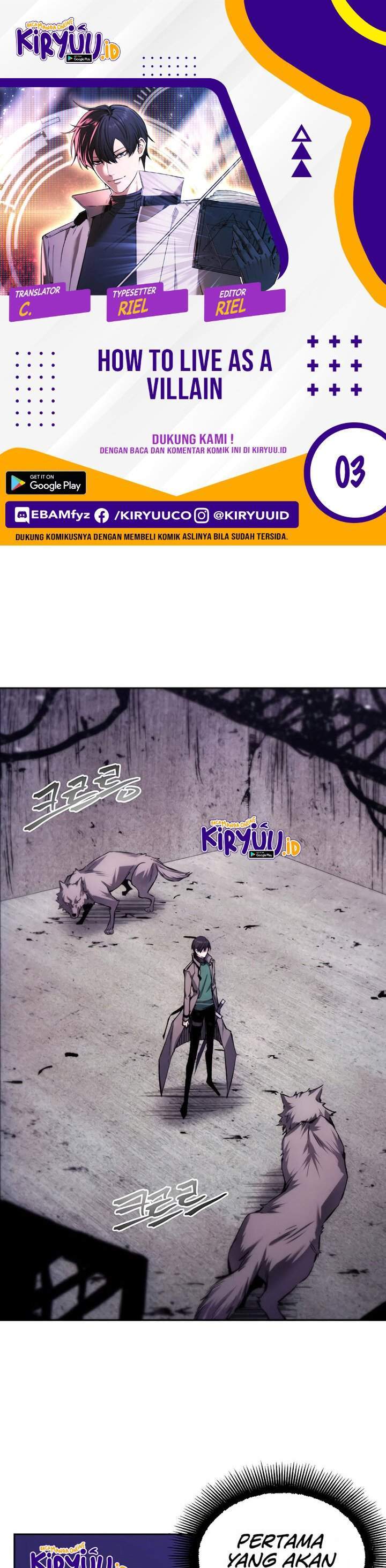 How to Live as a Villain Chapter 3 page 0