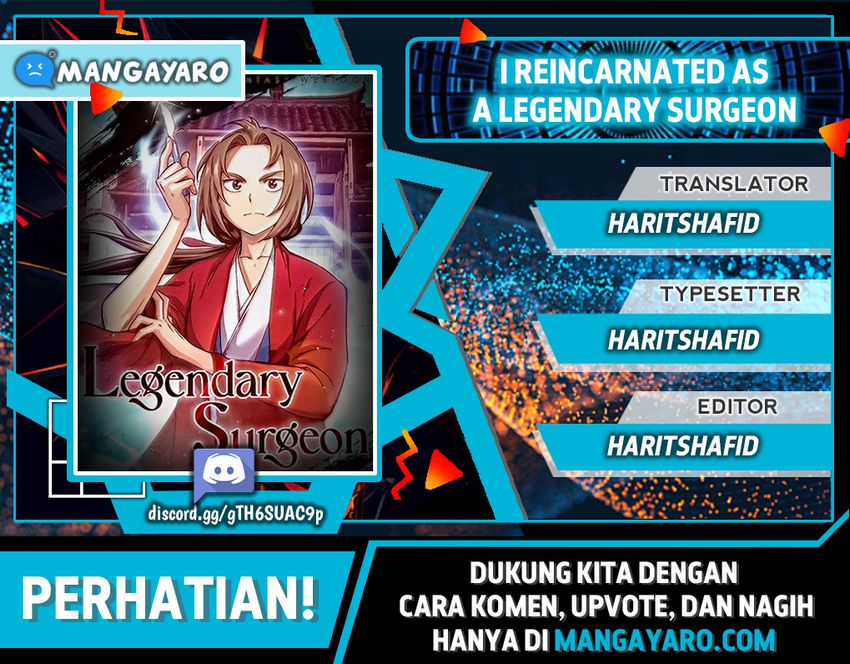 I Reincarnated as a Legendary Surgeon Chapter 3.2 page 0