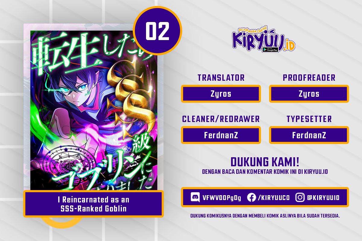 I Reincarnated as an SSS-Ranked Goblin Chapter 2 page 0