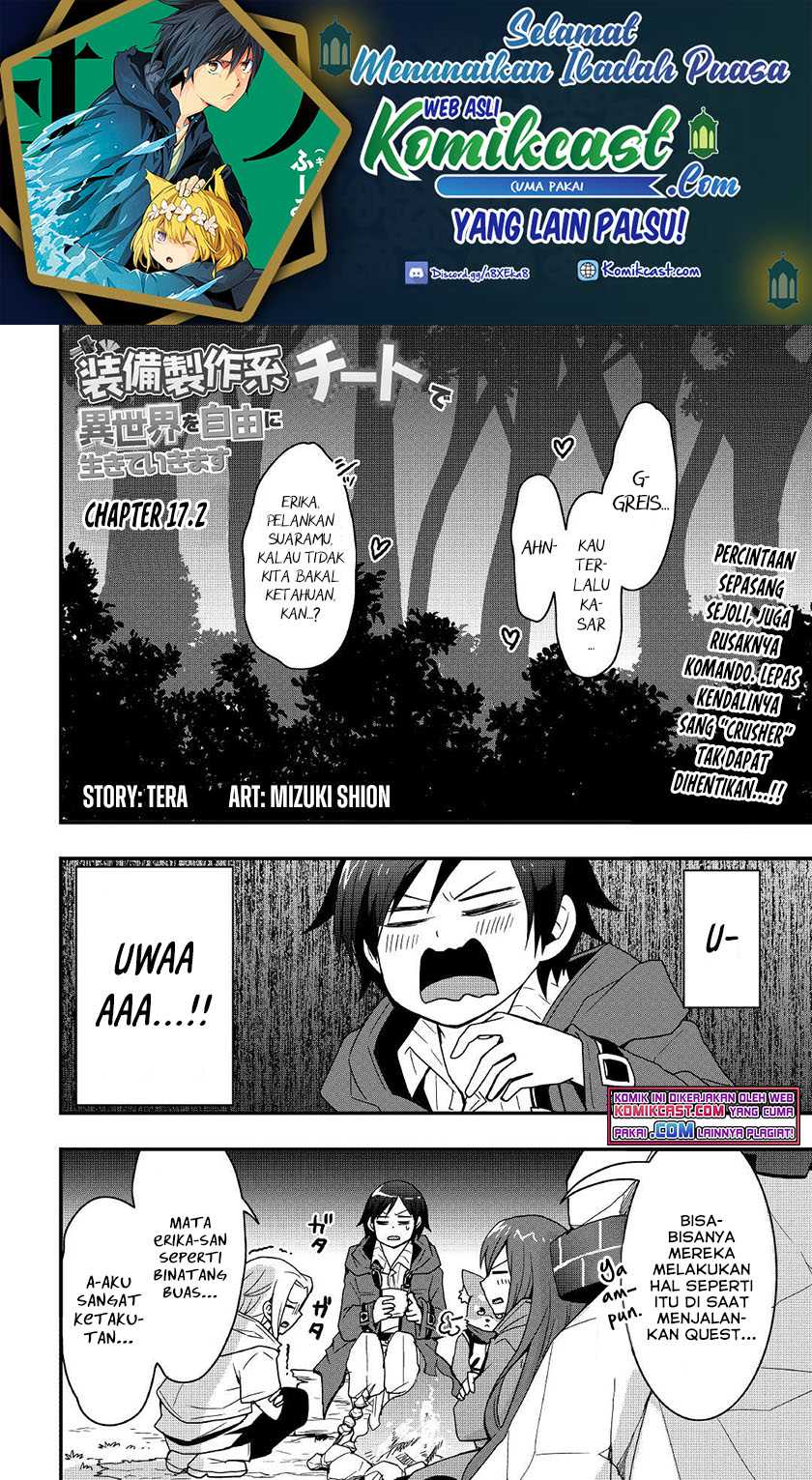 I will Live Freely in Another World with Equipment Manufacturing Cheat Chapter 17.2 page 1
