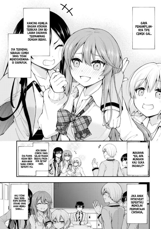 Inkya no Boku ni Batsu Game ni Kokuhaku Shitekita Hazu no Gyaru ga, Doumitemo Boku ni Betahore Desu Chapter 1.2 page 2
