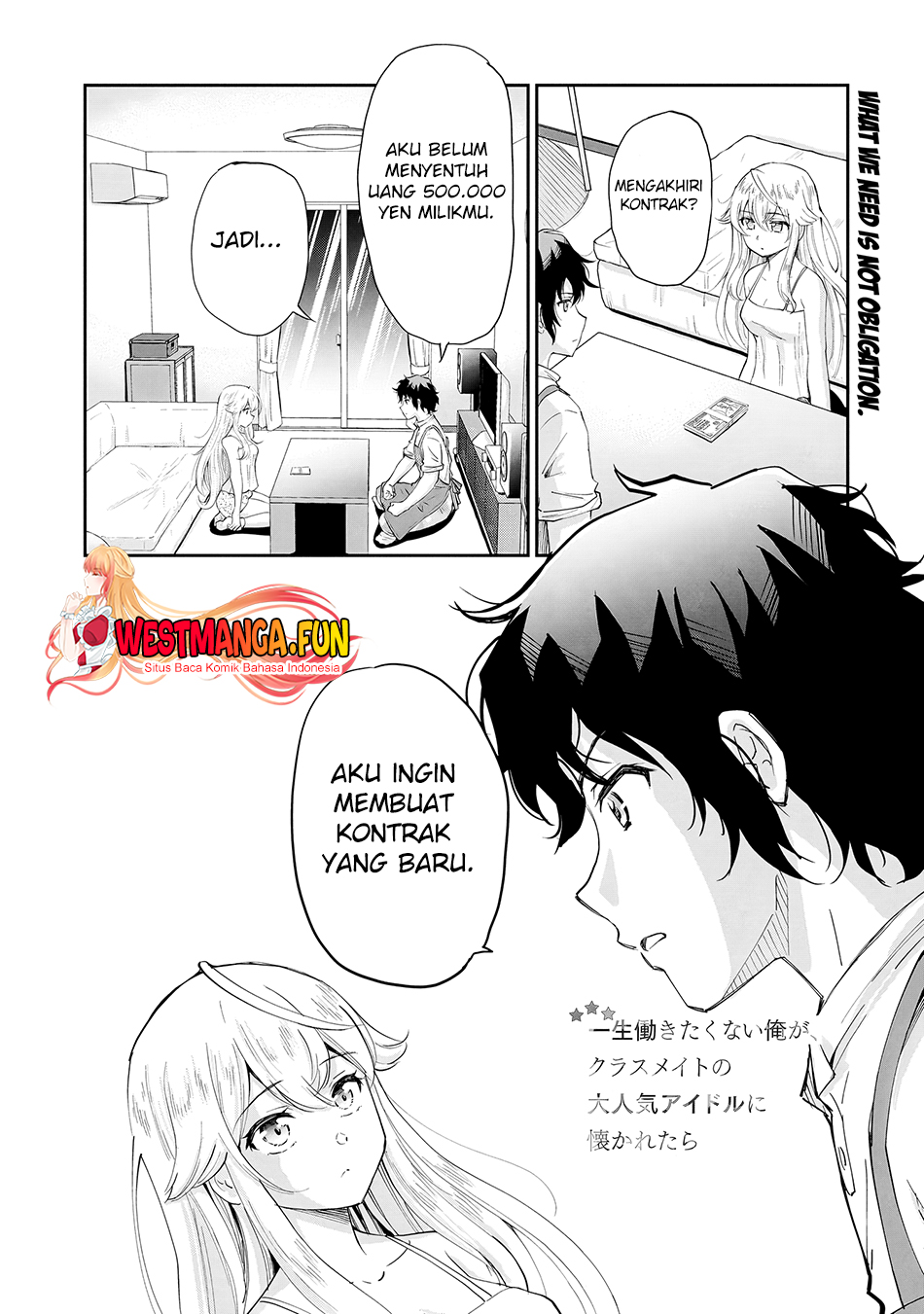 Isshou Hatarakitakunai Ore ga Classmate no Daininki Idol ni Natsukaretara Chapter 10 page 1