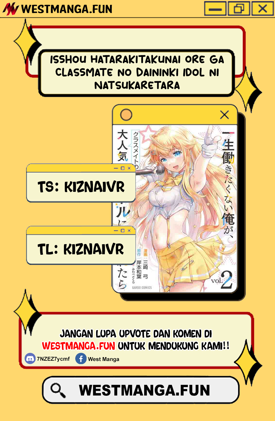 Isshou Hatarakitakunai Ore ga Classmate no Daininki Idol ni Natsukaretara Chapter 18 page 2