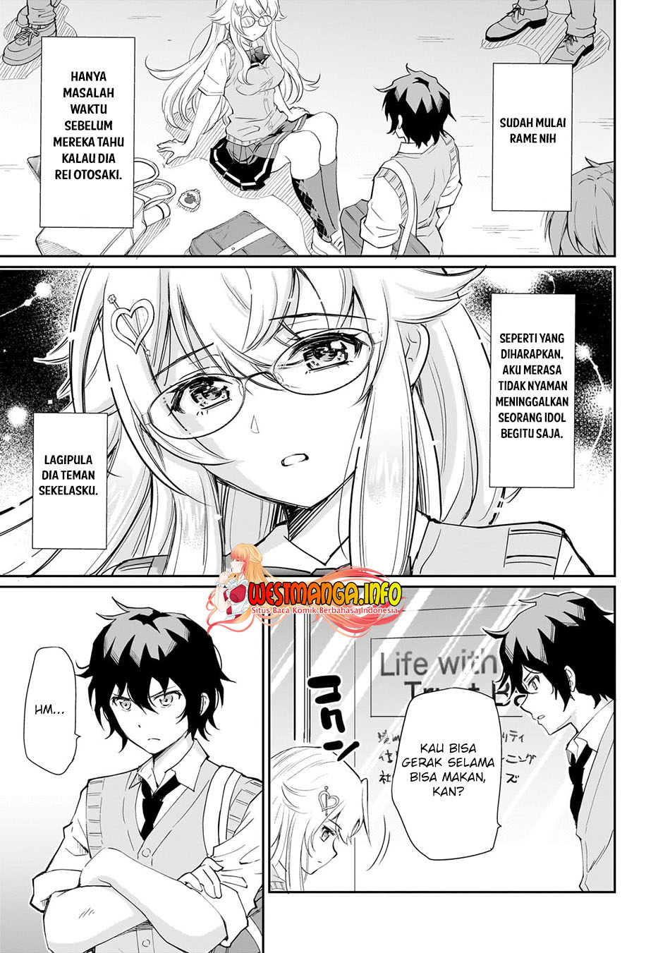 Isshou Hatarakitakunai Ore ga Classmate no Daininki Idol ni Natsukaretara Chapter 2 page 4
