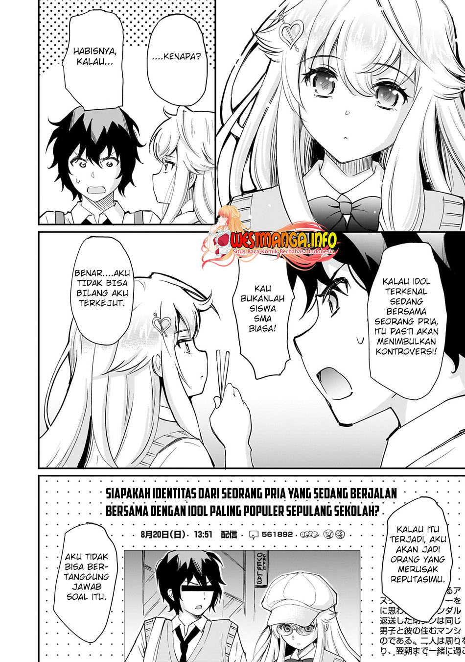 Isshou Hatarakitakunai Ore ga Classmate no Daininki Idol ni Natsukaretara Chapter 2 page 23