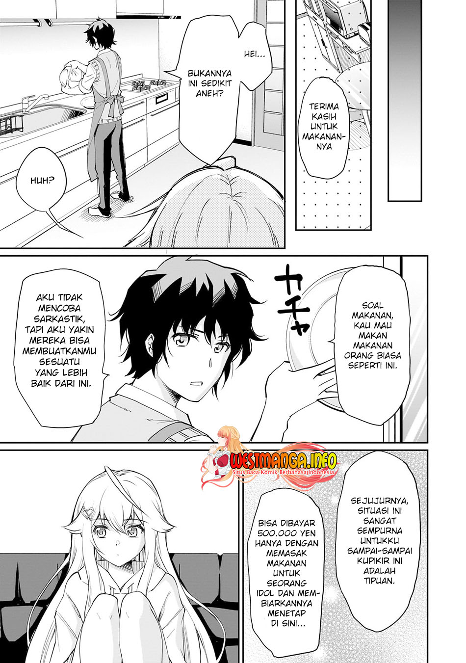 Isshou Hatarakitakunai Ore ga Classmate no Daininki Idol ni Natsukaretara Chapter 4.1 page 10