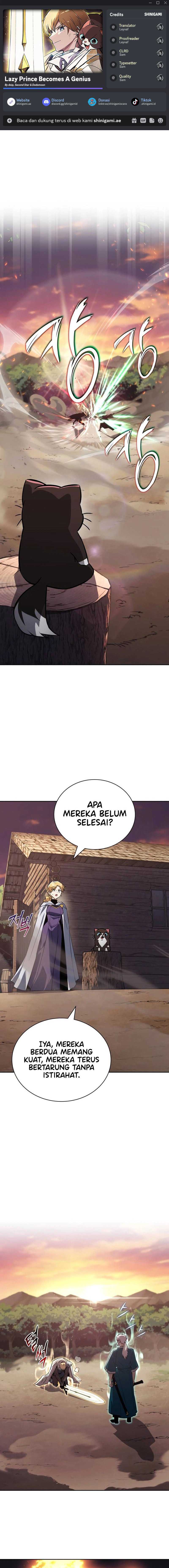 Lazy Prince Becomes a Genius Chapter 107 page 0