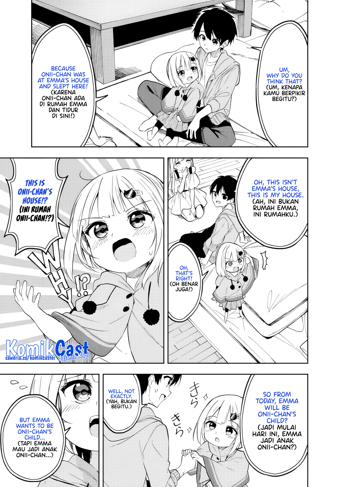 Maigo ni Natteita Youjo o Tasuketara, Otonari ni Sumu Bishoujo Ryuugakusei ga Ie ni Asobi ni Kuru You ni Natta Ken ni Tsuite Chapter 11 page 7