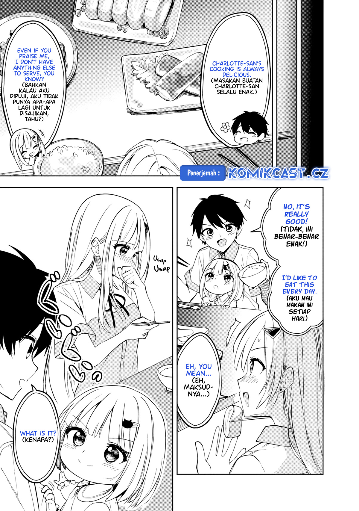 Maigo ni Natteita Youjo o Tasuketara, Otonari ni Sumu Bishoujo Ryuugakusei ga Ie ni Asobi ni Kuru You ni Natta Ken ni Tsuite Chapter 11 page 9