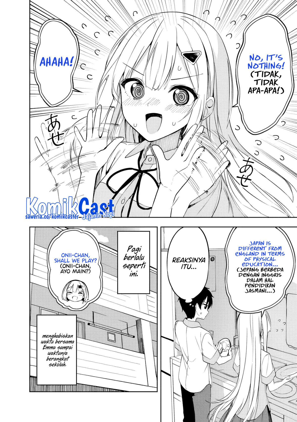 Maigo ni Natteita Youjo o Tasuketara, Otonari ni Sumu Bishoujo Ryuugakusei ga Ie ni Asobi ni Kuru You ni Natta Ken ni Tsuite Chapter 11 page 14