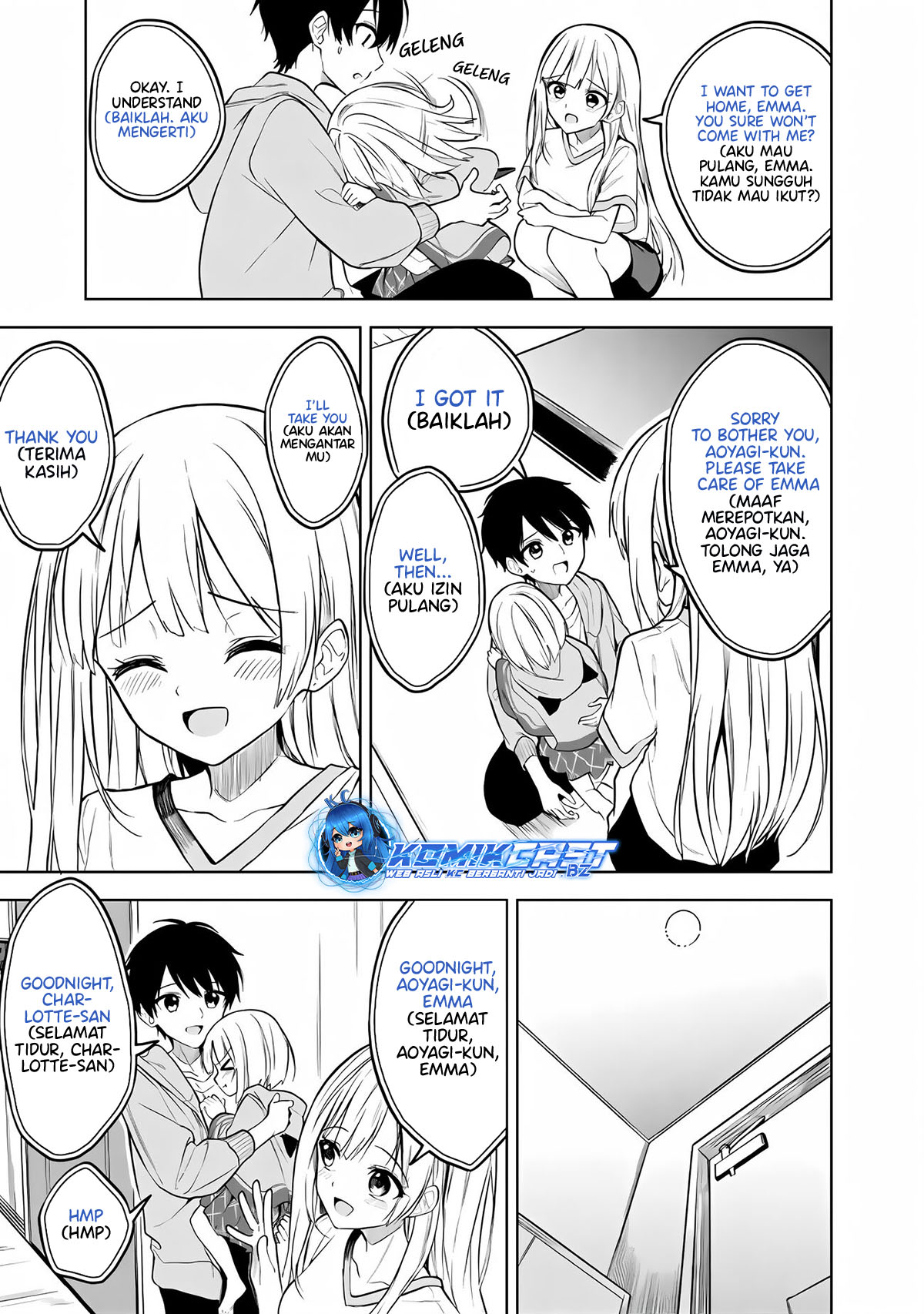 Maigo ni Natteita Youjo o Tasuketara, Otonari ni Sumu Bishoujo Ryuugakusei ga Ie ni Asobi ni Kuru You ni Natta Ken ni Tsuite Chapter 13 page 15