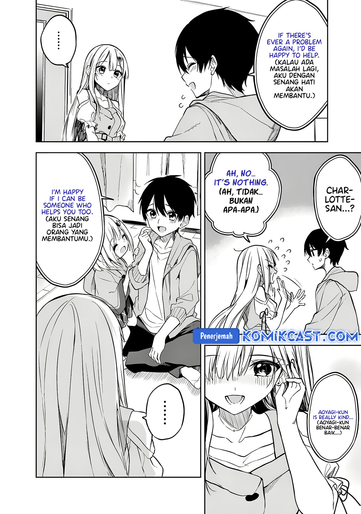 Maigo ni Natteita Youjo o Tasuketara, Otonari ni Sumu Bishoujo Ryuugakusei ga Ie ni Asobi ni Kuru You ni Natta Ken ni Tsuite Chapter 14 page 19