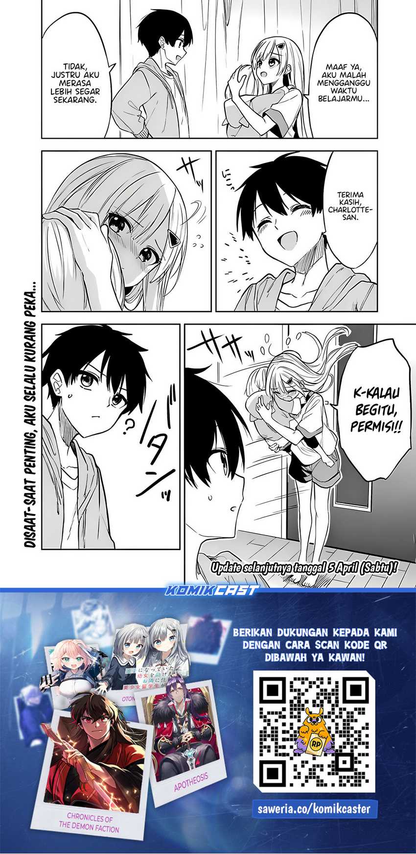 Maigo ni Natteita Youjo o Tasuketara, Otonari ni Sumu Bishoujo Ryuugakusei ga Ie ni Asobi ni Kuru You ni Natta Ken ni Tsuite Chapter 17 page 20