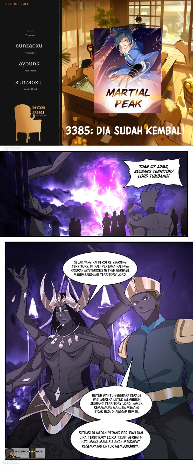 Martial Peak Part 2 Chapter 3385 page 1