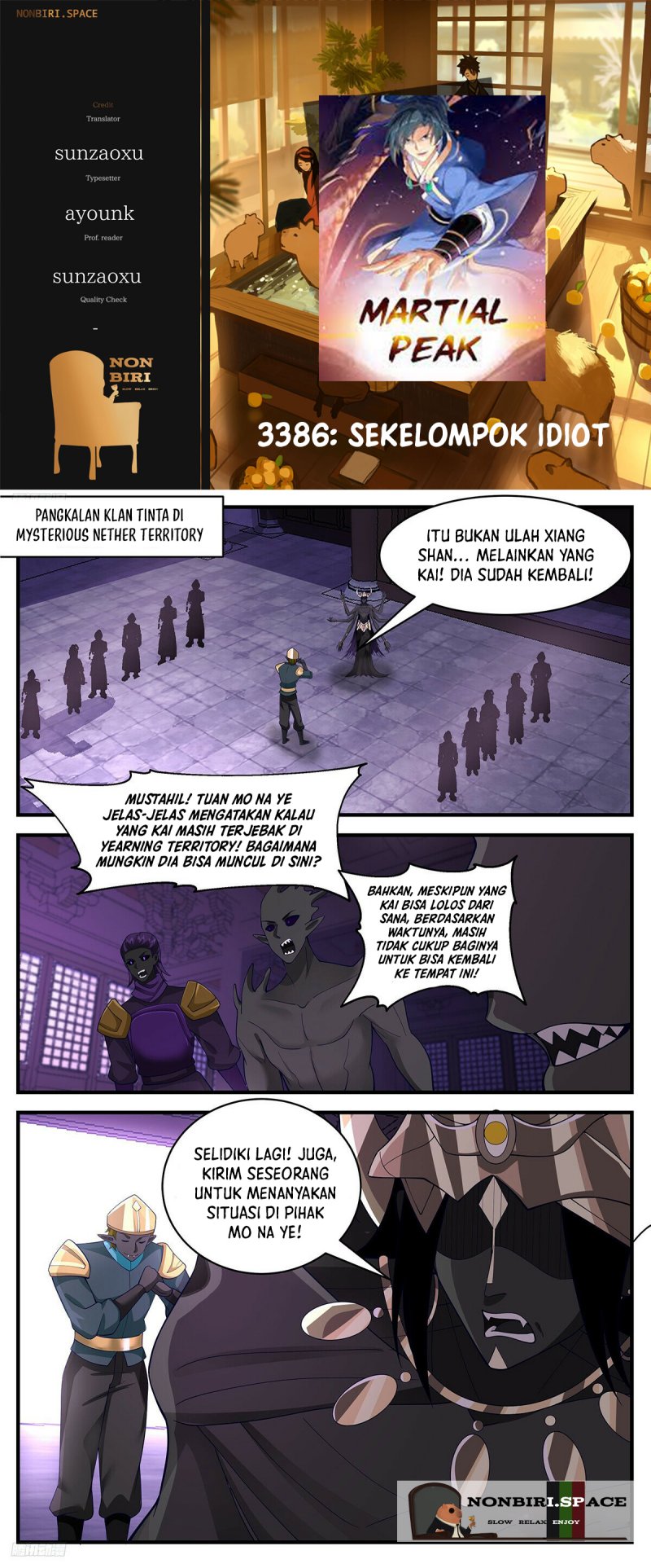 Martial Peak Part 2 Chapter 3386 page 0