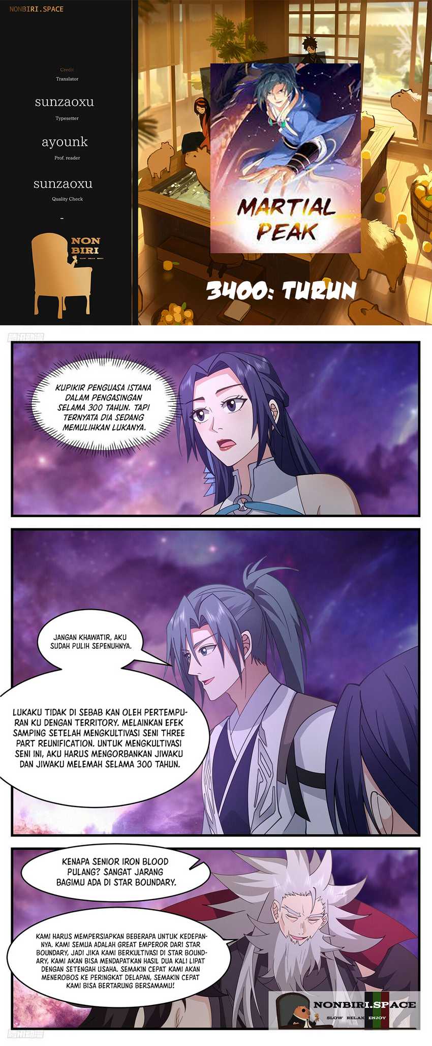 Martial Peak Part 2 Chapter 3400 page 0