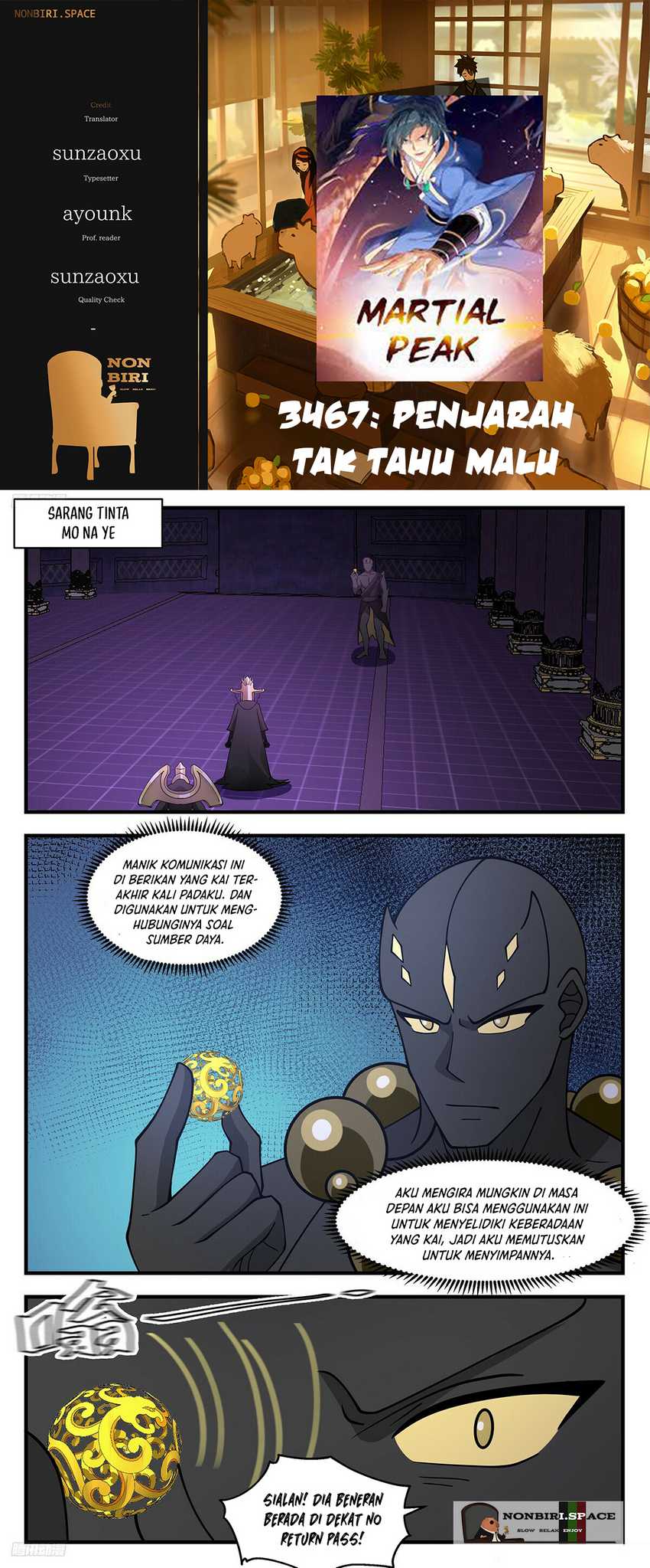 Martial Peak Part 2 Chapter 3467 page 0