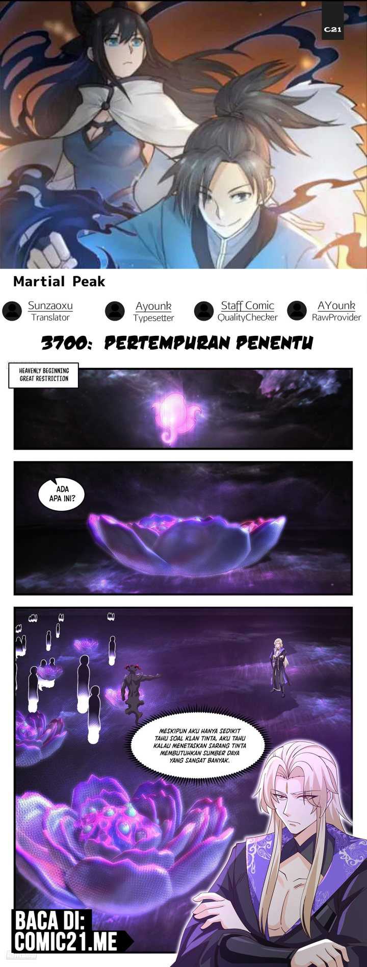 Martial Peak Part 2 Chapter 3700 page 0