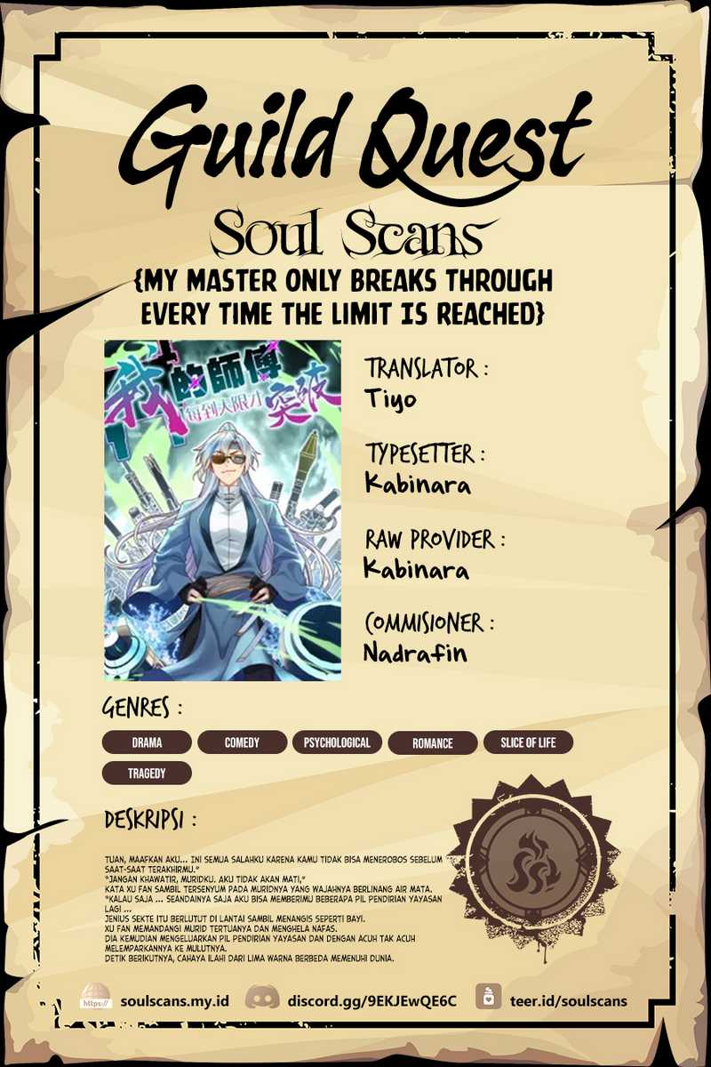 My Master Only Breaks Through Every Time the Limit Is Reached Chapter 81 bahasa Indonesia page 0